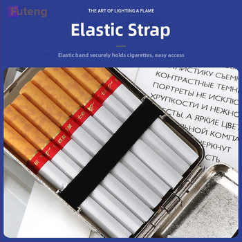 Cigarešu kārba no sakausējuma, triju nodalījumu dizains, klasisks Eiropas gravēts stils, viegls luksuss