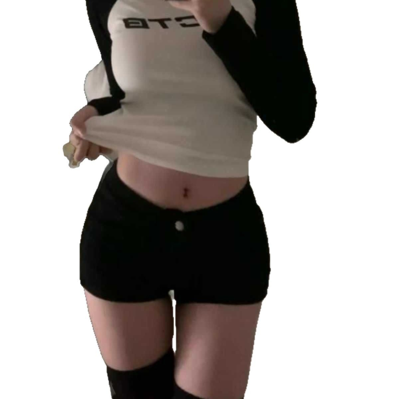 Džíns s vysokým pásom, vysoká elasticita denimu, dĺžka 3/4, rovný strih, zmes bavlny a polyesteru