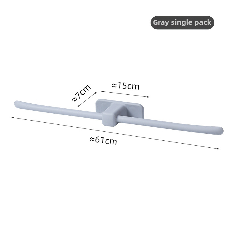 Plastová vešiak na uteráky s prisavkou, bez vŕtania, 1 ks, značky Rising Rainbow