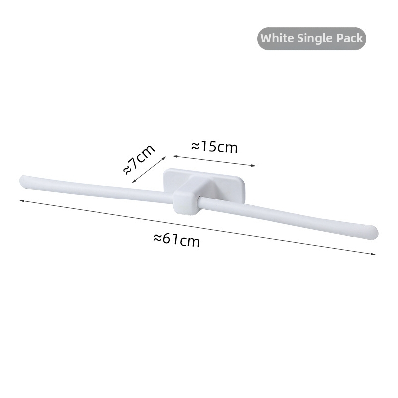 Plastová vešiak na uteráky s prisavkou, bez vŕtania, 1 ks, značky Rising Rainbow