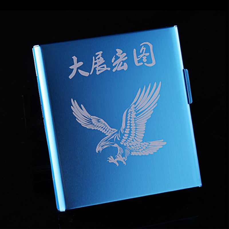 YITIAN alumīnija kārbiņa cigaretēm, 20 gab., ar logotipu, pielāgošana pieejama