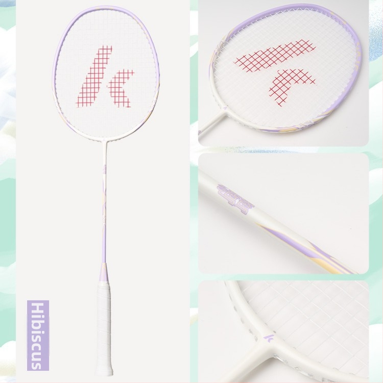 Kawasaki 4U Bedminton Raketa, Rám z karbónového kompozitu, Nylonové struny, Dĺžka 675 mm, Hmotnosť 80–84 g, Úchop G5