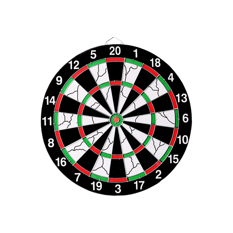 Dartboard komplektas iš augalinių pluoštų popieriaus, dvipusis popierinis taikinys, 1 cm storis, dėžutėje 36 vnt., modeliai LA-12767/15767/17767