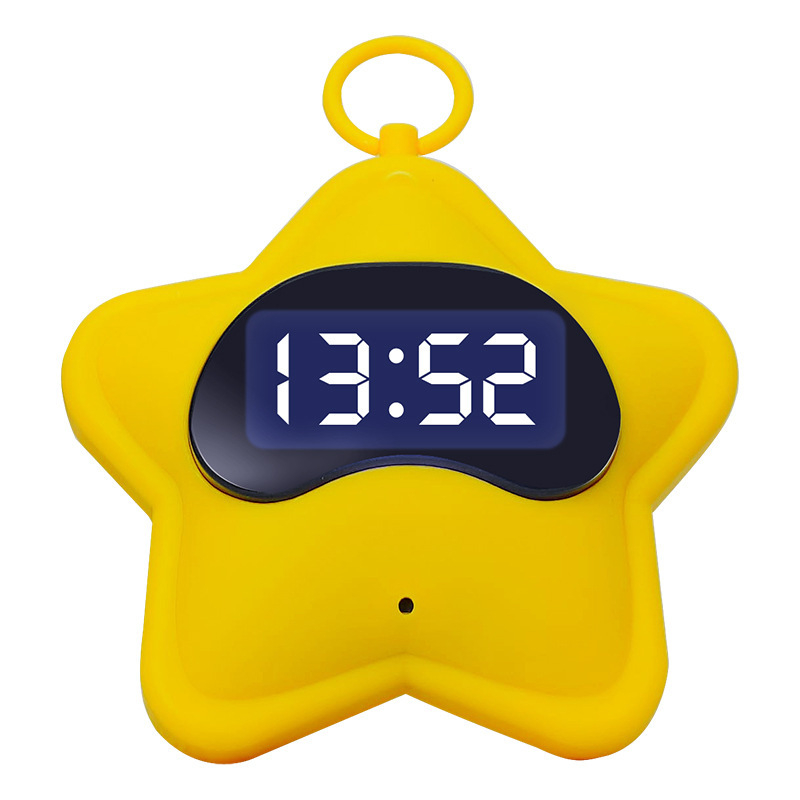 Sanlv häälega juhitav äratuskell LED-digitaalne ekraan, öise valgus, nutikas stseenirežiim