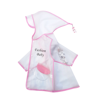 Detské dažďové pončo s celotelovým dizajnom, EVA látka, hrubý štýl, kreslený dizajn