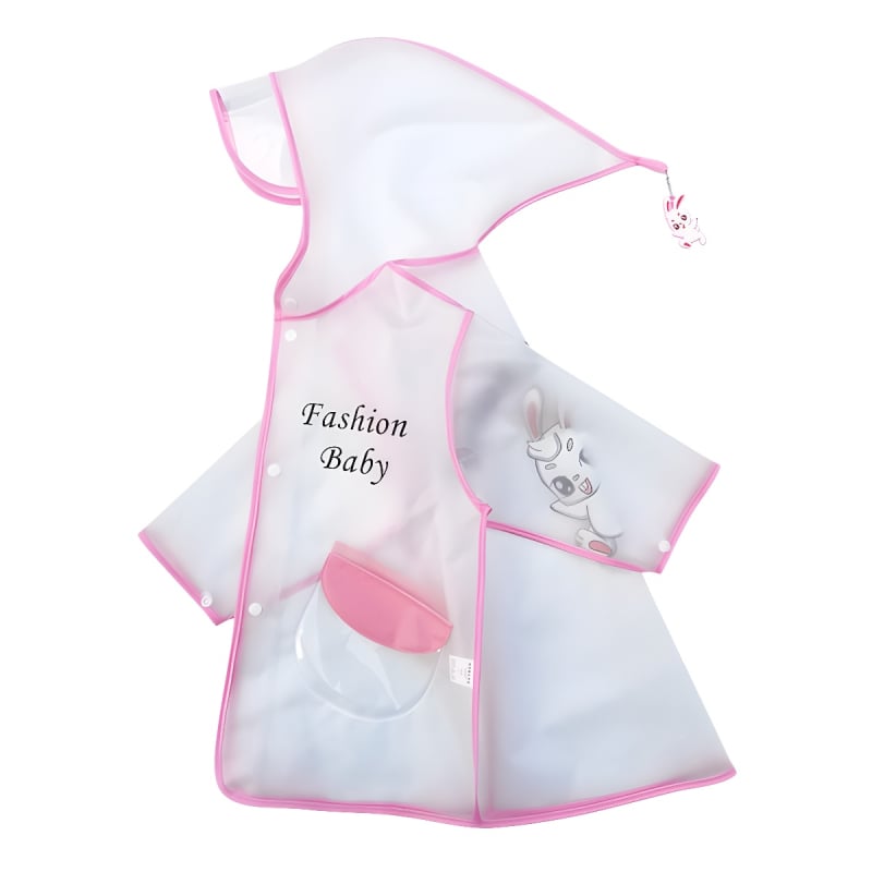 Detské dažďové pončo s celotelovým dizajnom, EVA látka, hrubý štýl, kreslený dizajn