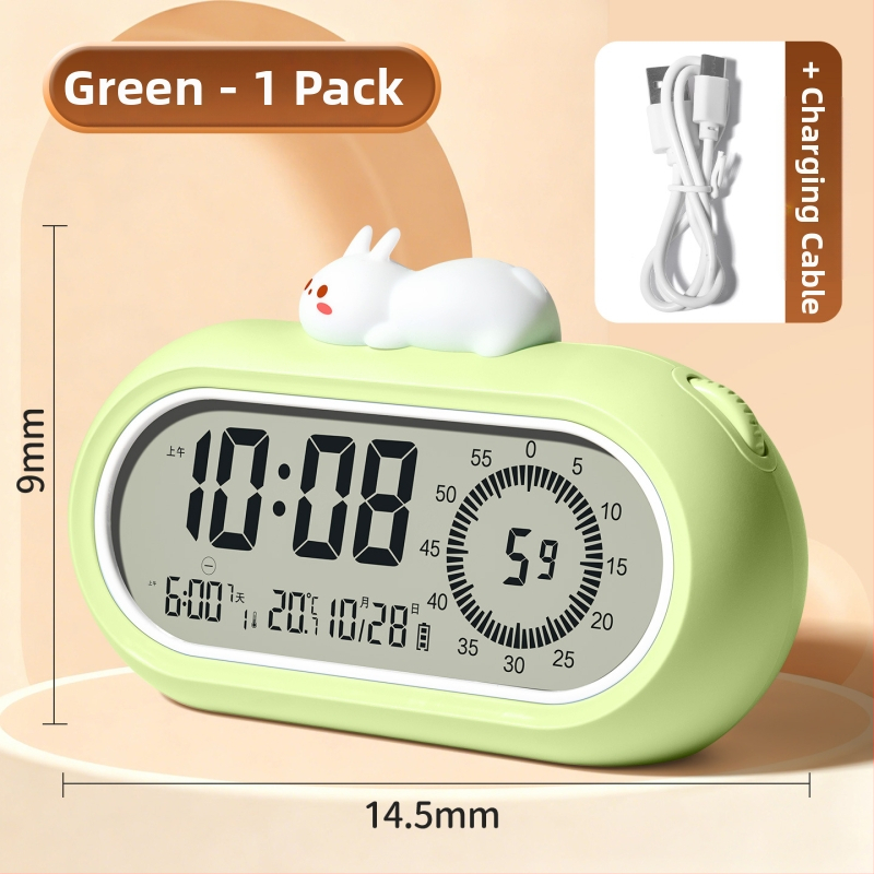 Cronometru pentru elevi din învățământ primar – numărătoare inversă, afișaj LED digital, iluminare de noapte, alarmă, formă dreptunghiulară, alimentare cu baterie, mecanism electronic