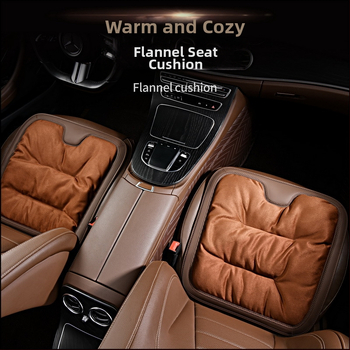 Automobilio sėdynės pagalvėlė - paviršius: vilnonė megztinė; užpildas: flanelės medvilnė; žiemai; komplektas iš kelių dalių