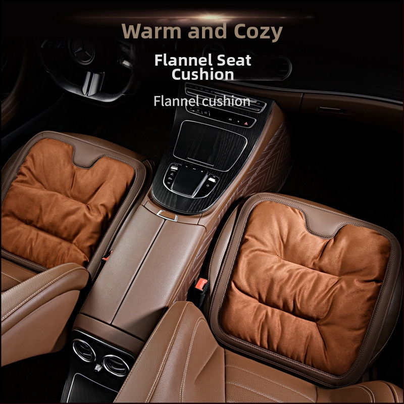 Automobiļa sēdekļa spilvens - virsma: vilnas adījums; pildījums: flanele kokvilna; ziema; komplekts no vairākām daļām