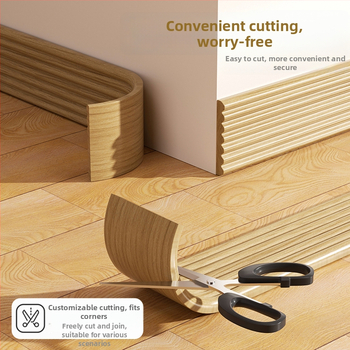 Sienos kampinės linijos imitacija medžio - lipni, atsparus vandeniui NBR medžiaga - Xiangzhen