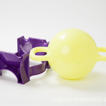 Kettlebell PVC umplut cu apă, pentru yoga, mâner dublu, marcă personalizabilă