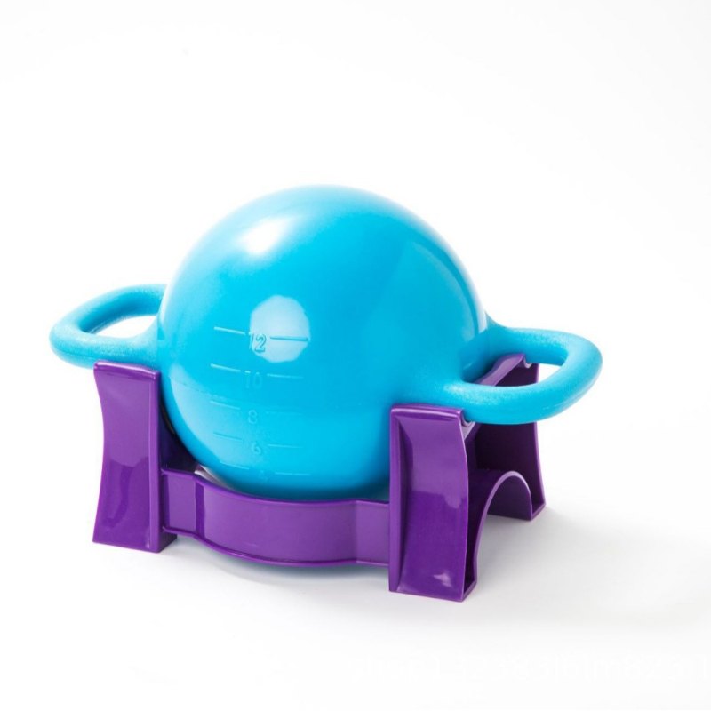 Kettlebell PVC umplut cu apă, pentru yoga, mâner dublu, marcă personalizabilă