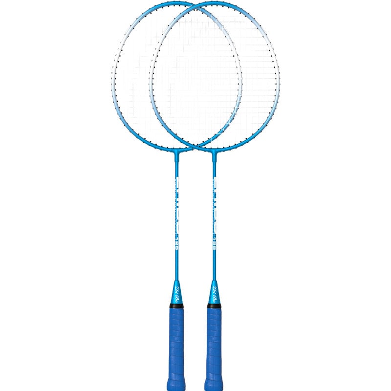 Бадминтон ракета с ferroalloy рамка, Nylon струни, за аматьори и деца, средна твърдост пръчка, подходяща за фитнес и спорт