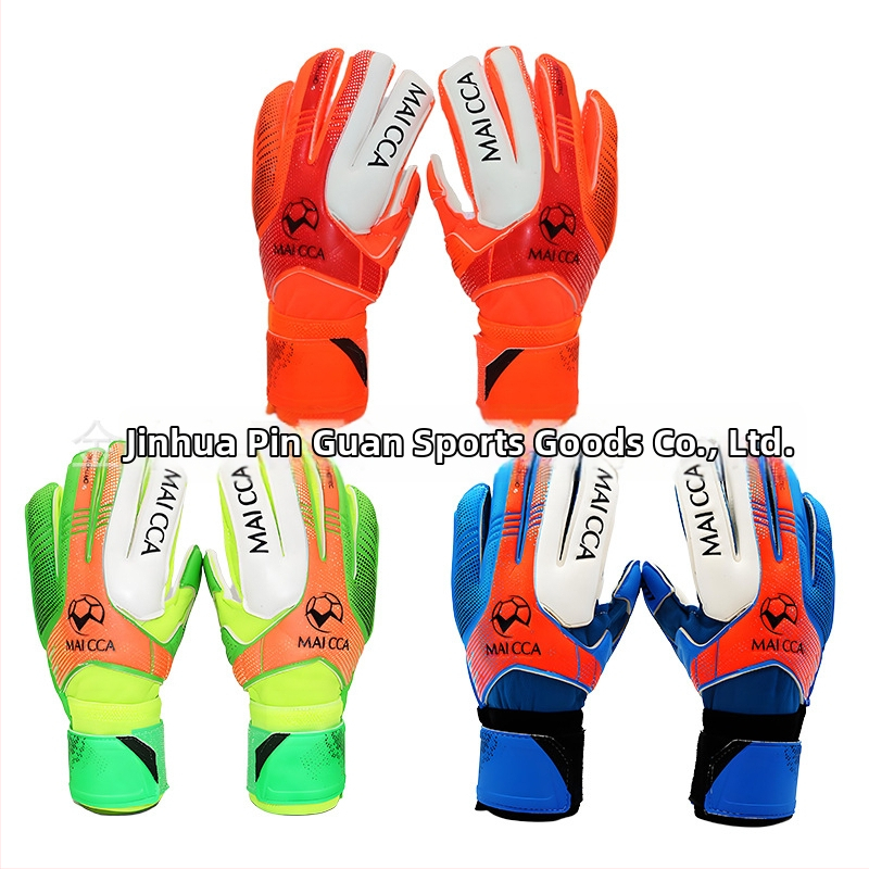 Brankárske rukavice pre deti, latex s ochranou prstov, ST-828-2, Pinguan, tréning futbalu