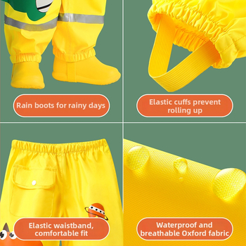 Laste vihmapüksid - veekindel Oxford-kangas, PU kiht, logotüübi trükkimine saadaval