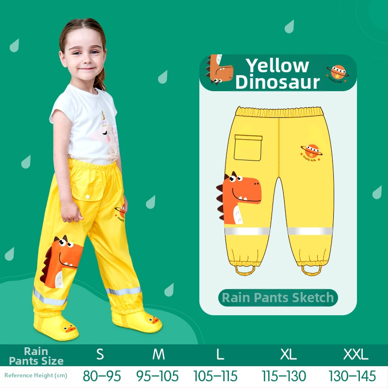 Laste vihmapüksid - veekindel Oxford-kangas, PU kiht, logotüübi trükkimine saadaval