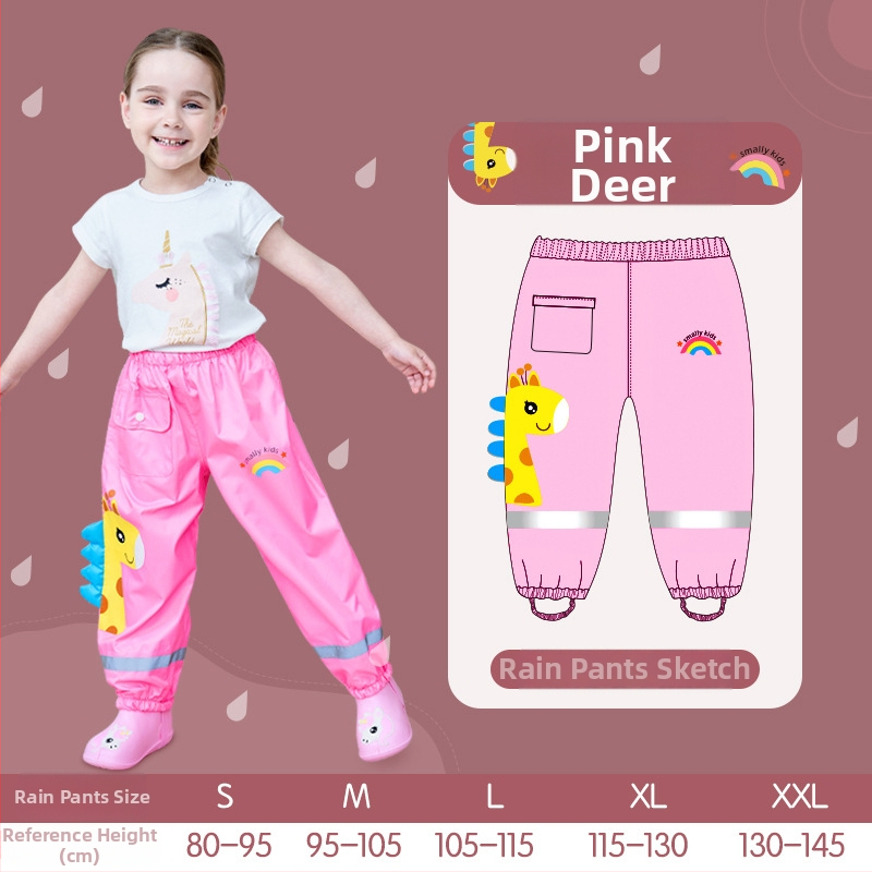 Laste vihmapüksid - veekindel Oxford-kangas, PU kiht, logotüübi trükkimine saadaval