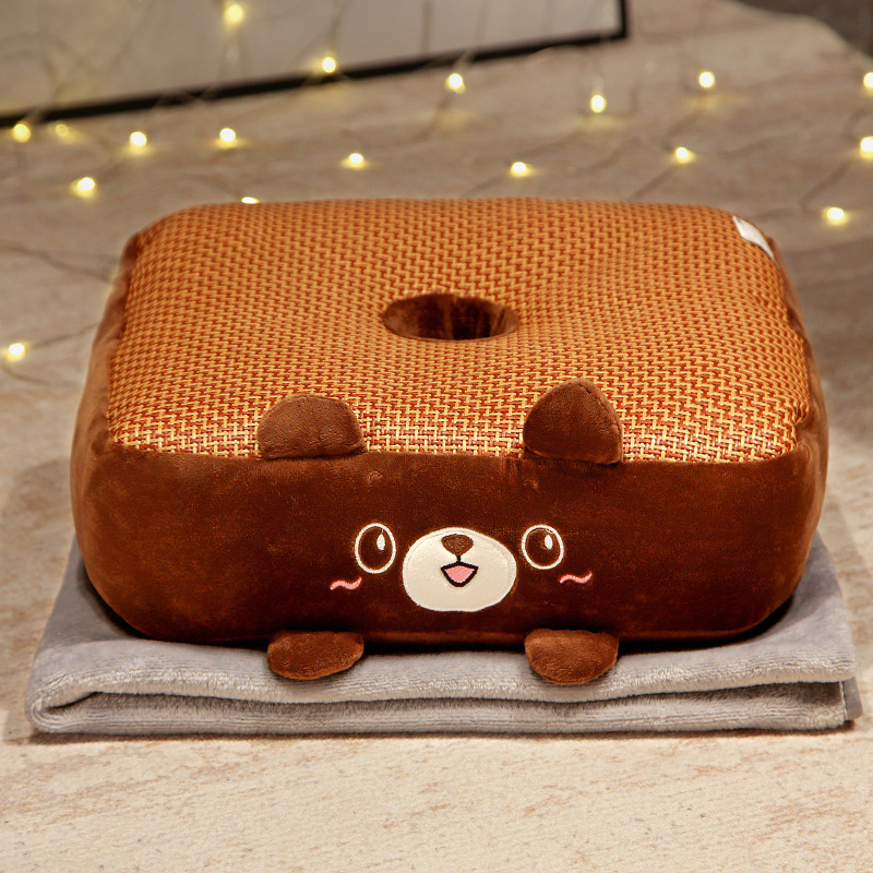 Kėdės sėdynės pagalvėlė – tatami stiliaus, vasaros naudojimui, užpildas PP medvilnė; raštas: vienos spalvos arba augalinis motyvas; tinka biurui ir automobiliui