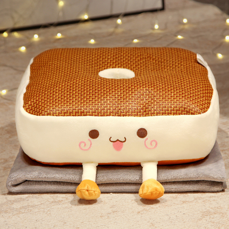 Kėdės sėdynės pagalvėlė – tatami stiliaus, vasaros naudojimui, užpildas PP medvilnė; raštas: vienos spalvos arba augalinis motyvas; tinka biurui ir automobiliui