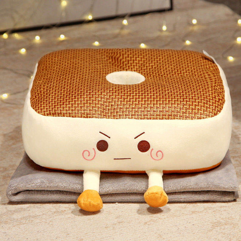 Kėdės sėdynės pagalvėlė – tatami stiliaus, vasaros naudojimui, užpildas PP medvilnė; raštas: vienos spalvos arba augalinis motyvas; tinka biurui ir automobiliui