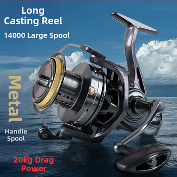 Spinning ritė - visiškai metalinis korpusas, ilga metimo galimybės, lėtas nusileidimas, išlenktas ašis, nerūdijančio plieno guoliai, skirta jūrų žvejybai