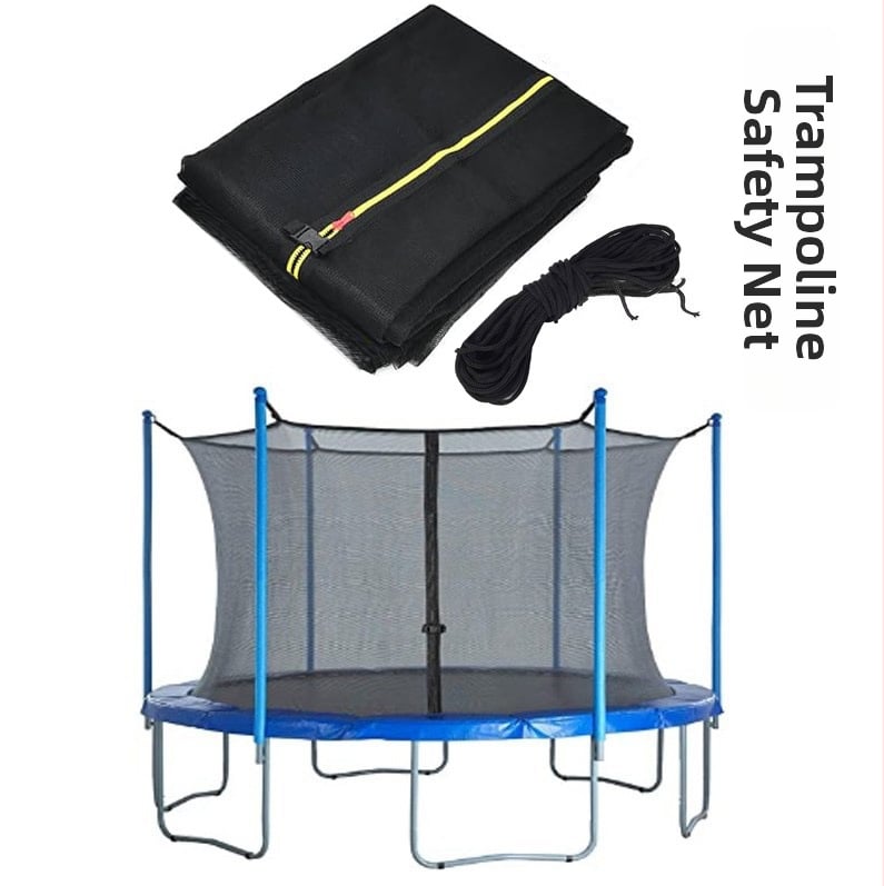 Trampolīna drošības siets, PP materiāls, universāla saderība, pielāgota apstrāde, citi lietojumi