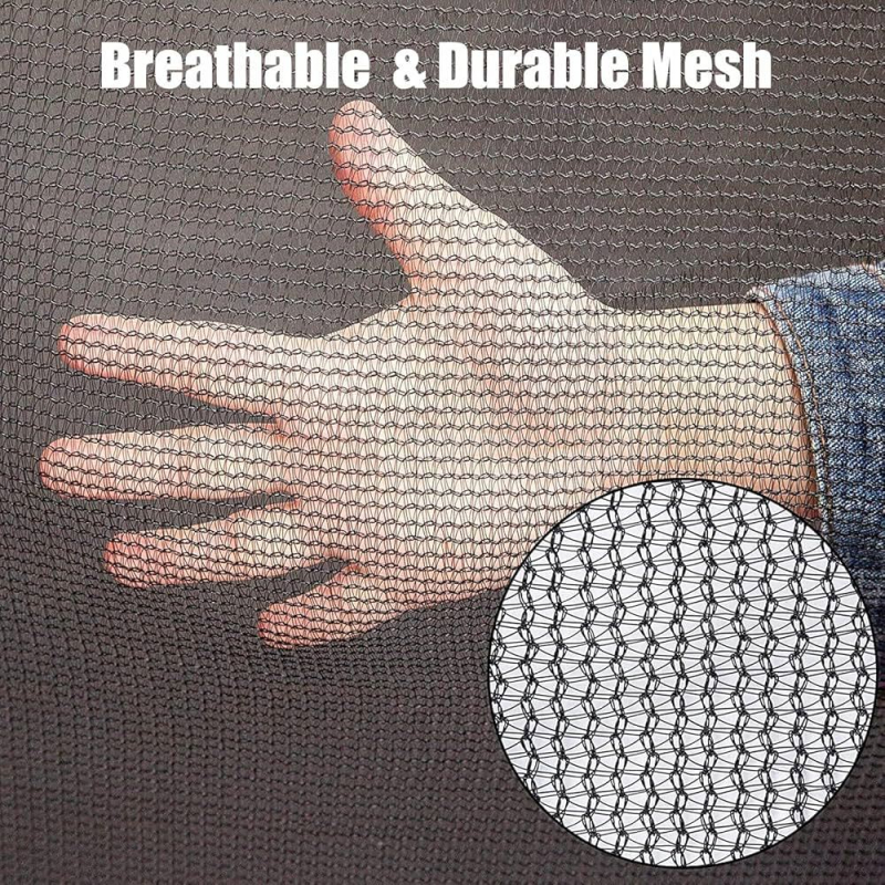 Trampolīna drošības siets, PP materiāls, universāla saderība, pielāgota apstrāde, citi lietojumi