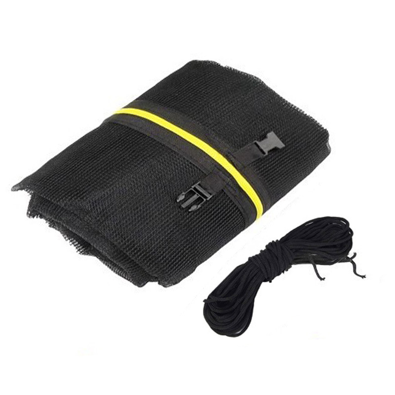 Trampolīna drošības siets, PP materiāls, universāla saderība, pielāgota apstrāde, citi lietojumi