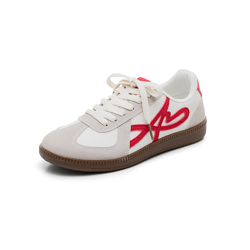 Pantofi sport casual unisex — ușori, partea superioară PU, talpă PVC, închidere cu șireturi, vârf rotund