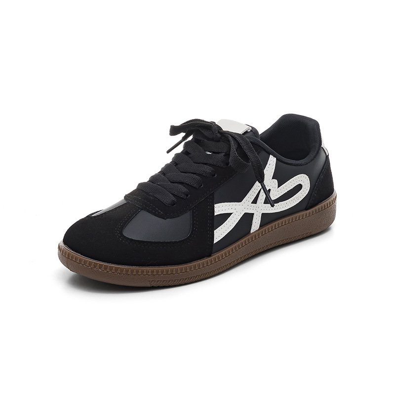 Pantofi sport casual unisex — ușori, partea superioară PU, talpă PVC, închidere cu șireturi, vârf rotund