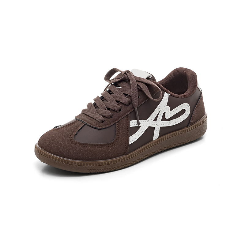 Pantofi sport casual unisex — ușori, partea superioară PU, talpă PVC, închidere cu șireturi, vârf rotund