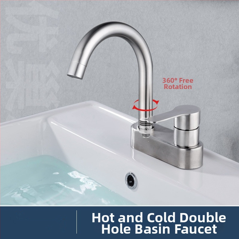 Vannitoa segisti valamu all, kahetorulised, kahe augud, keraamiline ventiil, 20 mm sissetulek/väljund