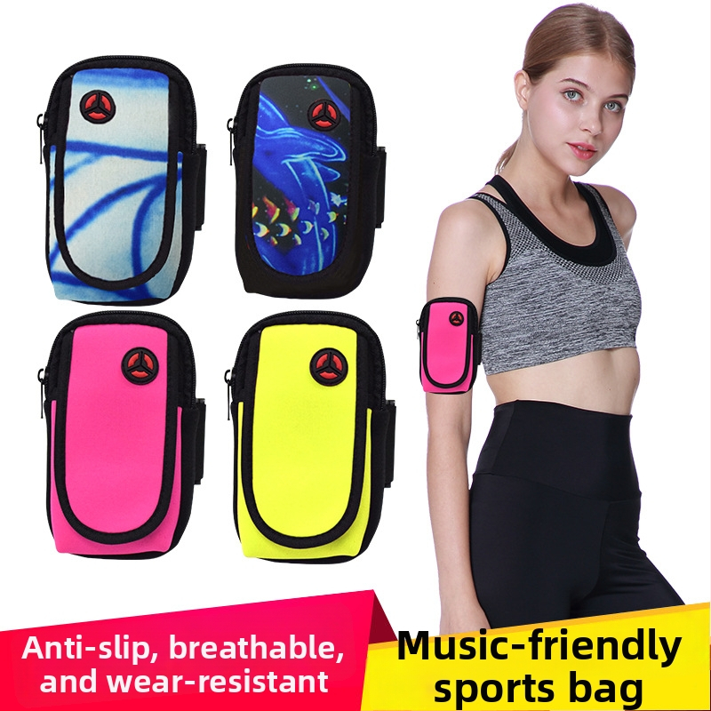 Jooksutelefoni käsivarre kott, universaalne, diving materjal, kevad 2024 hooaeg, sise-spordid, ühes toonis muster, hingav, ultra-kergem, antibakteriaalne, kulumiskindel