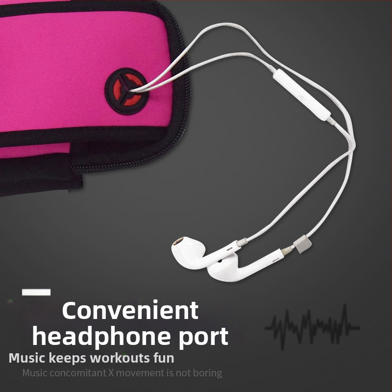 Rokas telefona siksna skrējieniem, universāla, diving materiāls, pavasara 2024 sezona, iekštelpu sporta veidi, vienkrāsains raksts, elpojošs, ultra viegls, antibakteriāls, nodilumizturīgs