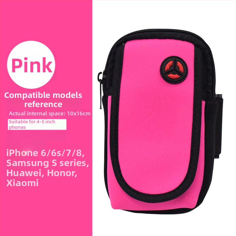 Jooksutelefoni käsivarre kott, universaalne, diving materjal, kevad 2024 hooaeg, sise-spordid, ühes toonis muster, hingav, ultra-kergem, antibakteriaalne, kulumiskindel