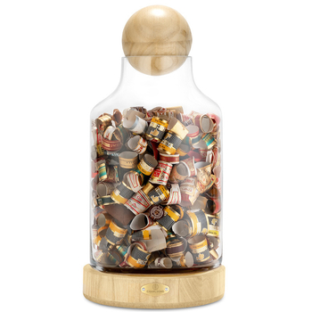 Кутия за етикети на пури Cigarloong – пластмасова, стил Light Luxury за съхранение и показване