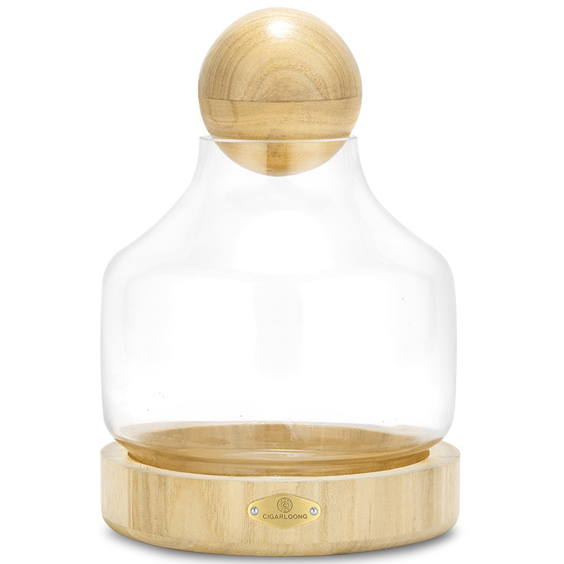 Кутия за етикети на пури Cigarloong – пластмасова, стил Light Luxury за съхранение и показване