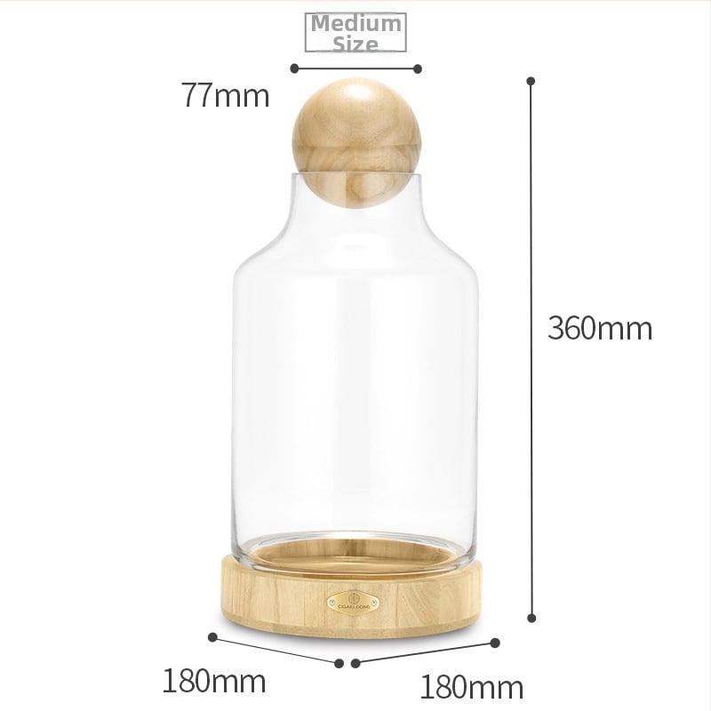 Кутия за етикети на пури Cigarloong – пластмасова, стил Light Luxury за съхранение и показване