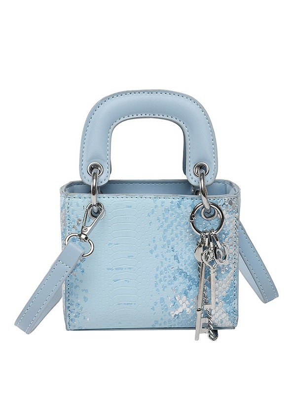 Geantă crossbody din PU, formă pătrată orizontală, fermoar, căptușeală poliester, brand Tiancai yifei