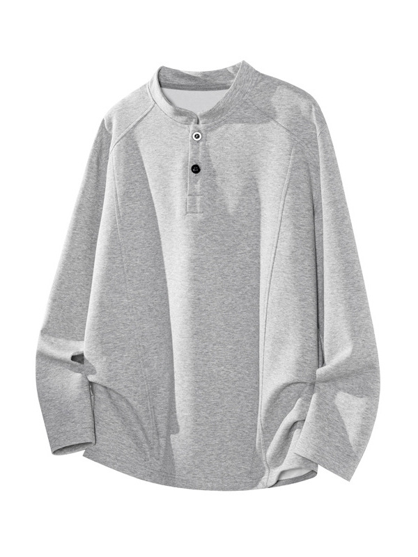 Tricou cu mânecă lungă, croială liberă, fibră de poliester, toamnă 2025