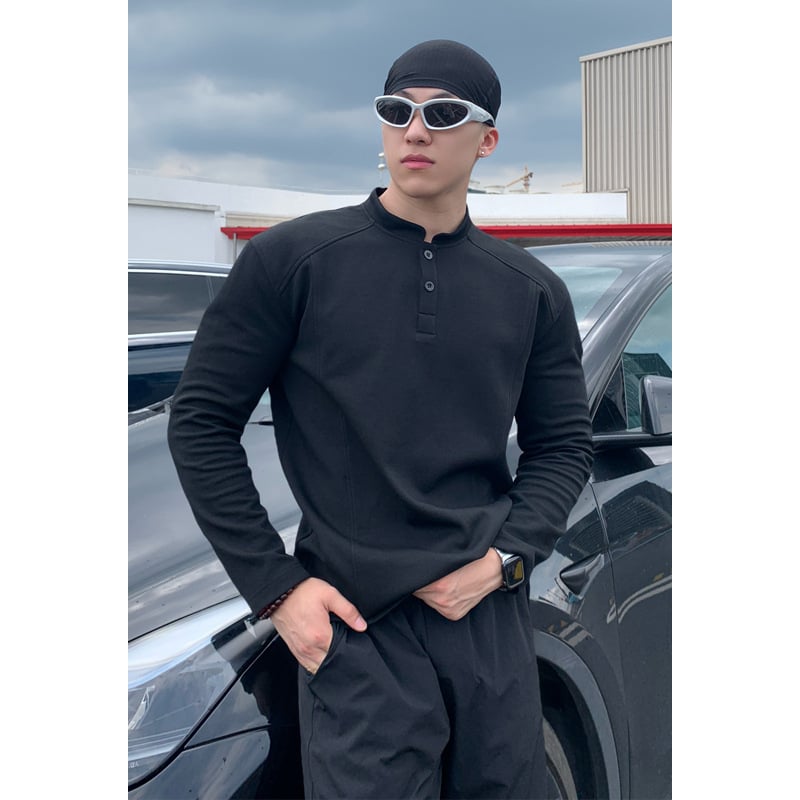 Tricou cu mânecă lungă, croială liberă, fibră de poliester, toamnă 2025