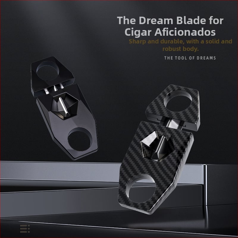 FOGSON Цигарен резач — метален, портативен, за домашна употреба, с възможност за персонализация