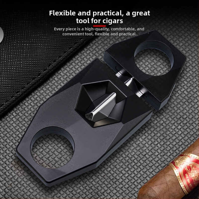 FOGSON Cigarų pjoviklis — metalinis, nešiojamas, paprastas dizainas, namų naudojimui, pritaikomas