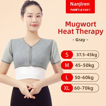 Thousand Leaves Mugwort-Heated Shoulder Wrap – universalus apsaugos įrenginys, poliesterio pluoštas