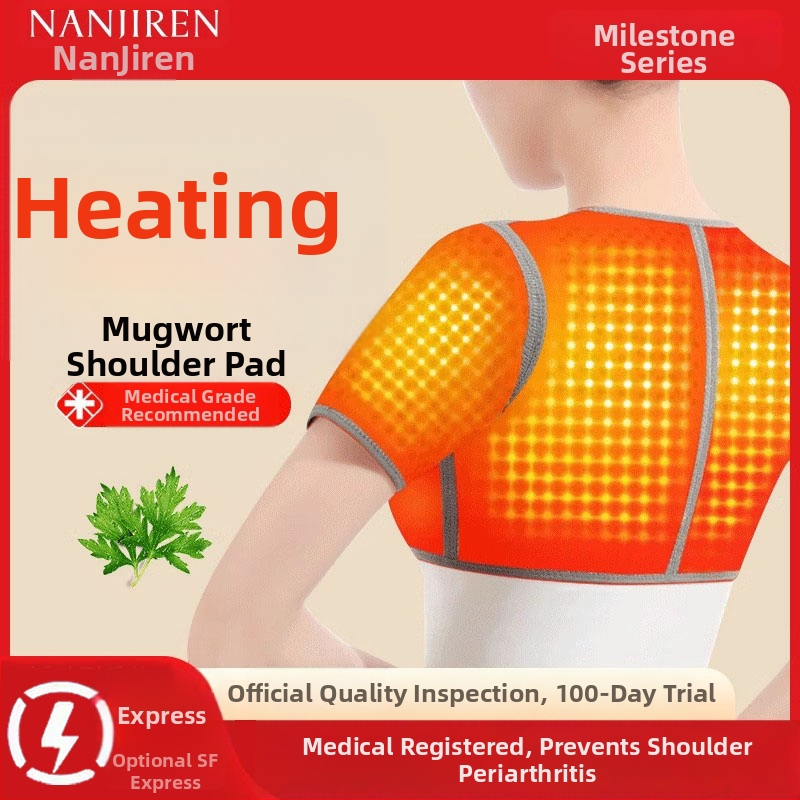 Thousand Leaves Mugwort-Heated Shoulder Wrap – universalus apsaugos įrenginys, poliesterio pluoštas