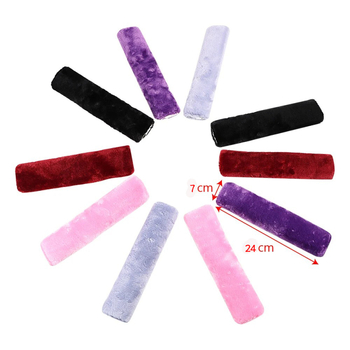 Pečių saugos diržo uždangalas iš pūkuotos medžiagos, svoris 50, personalizacija prieinama, logotipo spausdinimas