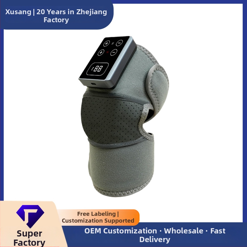 Šildantis kelio kilimėlis su vibraciniu masažu keliui ir pečiams – belaidis, 5V, 7W, 45–60°C, trys temperatūros režimai