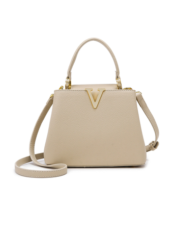 PU kibiro tipo rankinė, miesto minimalistinis stilius, horizontali kvadratinė forma, uždarymo dangtelis, vidinė kišenė su užtrauktuku ir ID kortelės kišenė, viena pečių juosta, pavasaris 2025, ženklas Jema Paul