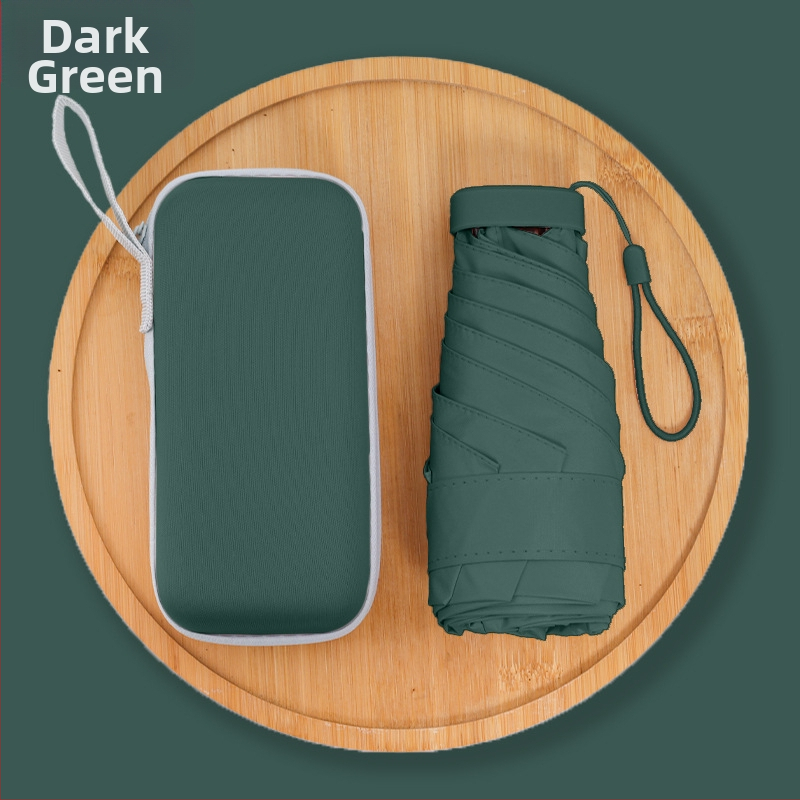 Penkių skirsnių saulės skėtis su rankiniu atidarymu, 6 rėmų, UPF > 50, 210T audinys