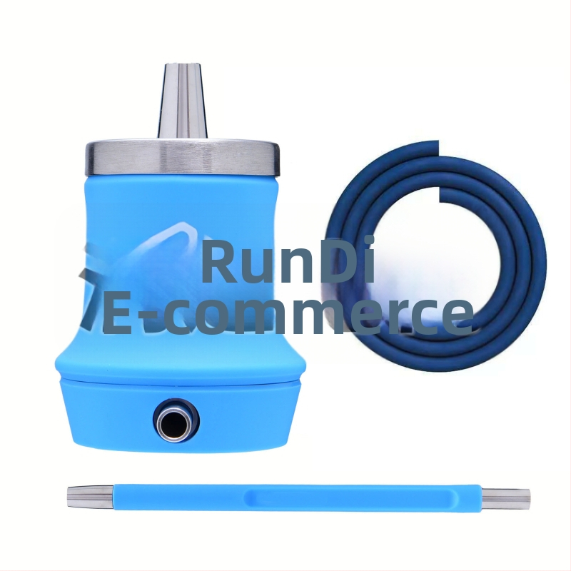 Nerūsējošā tērauda ūdenspīpe - pārnēsājams dāvanu komplekts narghilei, pilns komplekts, pielāgojams